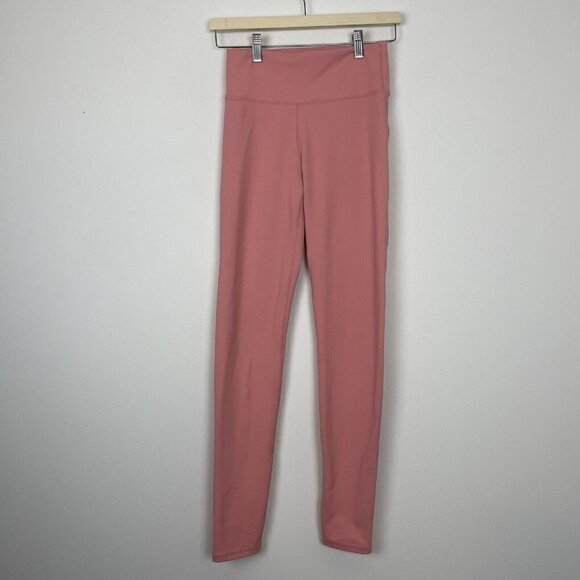 Fabletics Woman’s Pink Full Length High Waisted Leggings - Picture 1 of 7